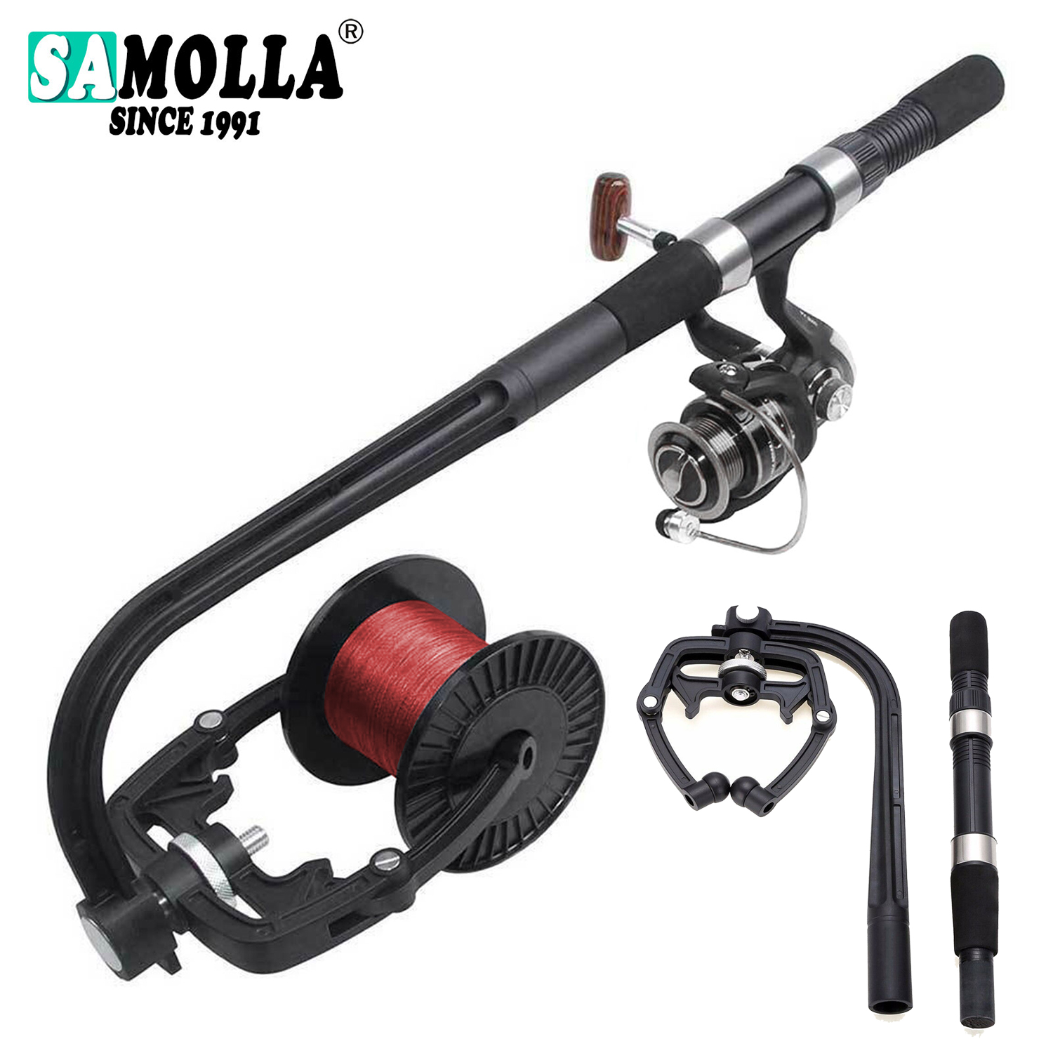 Spinning Reel - Linha de pesca spooler para fiação
