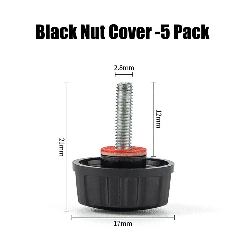 Reel Drag Knob - 5 pçs parafusos de cabeça grande