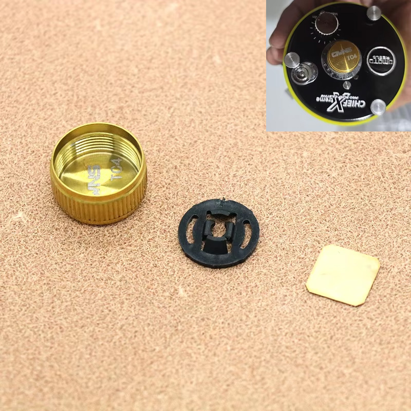 PARA ABU C4 TC4 Liga de Titâni - Reel Drag Knob avaliação e preço